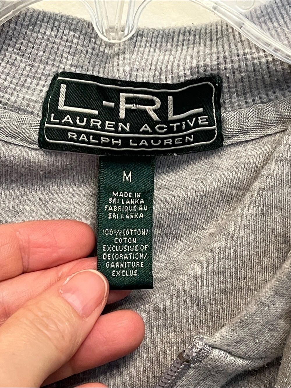 Ralph Lauren Heather Gray Full-Zip Hoodie - Picture 2 of 5